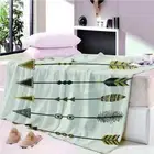 Feather Honey Sword Light Sky 3D Warm Plush Fleece Blanket Picnic Sofa Couch
