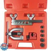 Brake Line Flaring Tool Kit, Double and Single Flare Tool for 3/16", 1/4", 5/