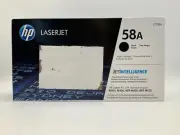 Geniune HP 58A CF258A LaserJet Black Toner Cartridge *NEW*