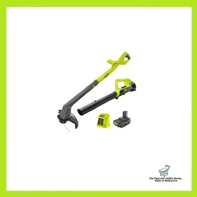 Ryobi 18V ONE+ Line Trimmer And Blower Kit. Brand new