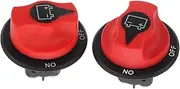 2pcs Car Battery Disconnect Switches Isolator Switches for Motorcycles Cars and Boats Easy Pushbutton Operation Reliable Power Control Durable for Race and Rally Applications