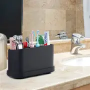 Toothbrush Holders,Bathroom Holder Set, Silicone Storage Boxes Multi-Grid Sin...