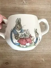 Wedgwood Beatrix Potter Peter Rabbit Two Handled Mug Cup Gift NEW