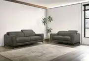 PELOSI LEATHER 3 Seater Sofa