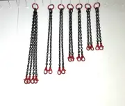 Crane Lifting Sling Set. In Authentic Manitowoc Red. 1/50th, 1/48th