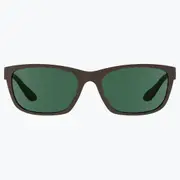 [dresden-go] Dark Chocolate Sunglasses with Polarised Green Lenses