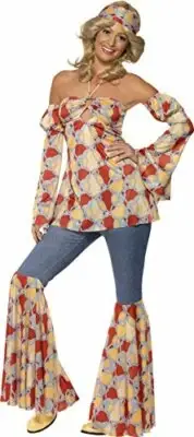 Smiffys Vintage Hippy 1970s Costume