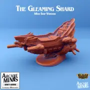 Skies of Sordane Mini Gleaming Shard D&D Dungeons and Dragons Airship Model