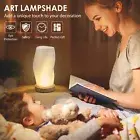 Bedside Lamp with Wood Base Novelty Small Bedside Table Lamp for Bedroom ]