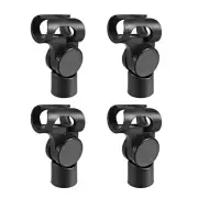 4Pcs Universal Microphone Mic Clip Holder for 17mm Mic Stand 15mm Thread Dia