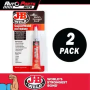 2 Pack JB Weld Super Weld Extreme Gel Adhesive Control Super Glue 15G | 33400