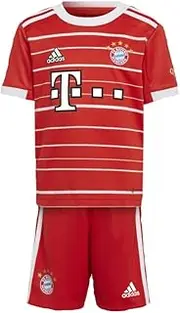 [adidas] FC Bayern 22/23 Home Mini KIT (as1, Age, 4_Years, 4T) Red
