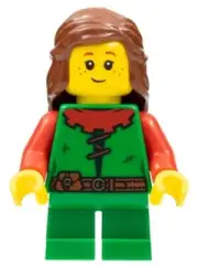 Lego Castle Minifigure Forest Girl cas573 10305 Brand New