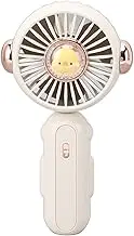 Mini Handheld Fan, Small Personal Portable, Strong Wind Power, with USB Rechargeable Battery Operated Cooling Folding Electric Fan for Travel Office Room Household Outing Study