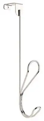 (5 Pack) Franklin Brass - Dolen Over The Door Hook Rail - Polished Chrome - OTDD