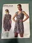 Vogue 1344 Sewing Pattern By Rebecca Taylor Mock Wrap Dress Sizes 14-22 UNCUT