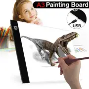 A3 A4 LED Light Box Tracing Drawing Board Stencil Tattoo Art Design Copy Pad