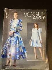 Vogue Sewing Pattern V1782 Special Sleeve Dress Pattern Size 8-16