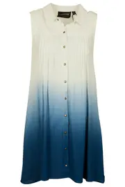 Under Tow Ombre S'less Shirt Dress--MIN-MP3809