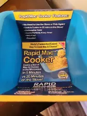 Rapid Mac Cooker Microwave World's Fastest Boxed 5 Minute Macaroni & Cheese DORM