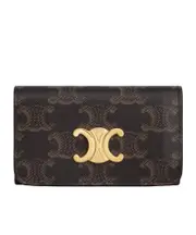 KEY CASE TRIOMPHE in Triomphe Canvas One size Black