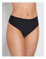 [Bendon] No Show High Rise Thong in Black