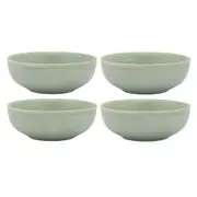 4x Ecology Element 18cm Stoneware Serving Soup/Ramen Bowl Round Tableware Dew