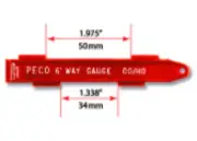 Peco 6ft Way Gauge also gauges platform height OO Gauge Model Railway SL-36