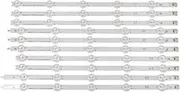 BGBLKLGPPN LED Backlight Strip Compatible WithLG 42LA620S 42LN570S 6916L-1214A 6916L-1215A 6916L-1216A 6916L-1217A TV Light Strip