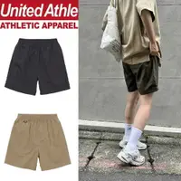 在飛比找樂天市場購物網優惠-United Athle 日本尼龍速乾膝上短褲 UA抽繩 尼