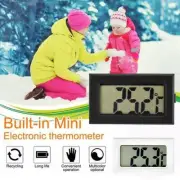 Mini Thermometer Black/White LCD Digital Thermometer Temperature Tester W3D3