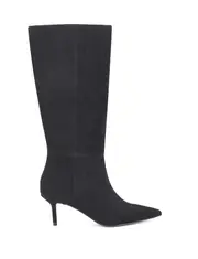 Yonita Long Boots - Black Suede