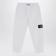 [Stone Island] White cotton jogging pants 2 Y White