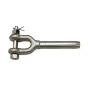 3/8" Marine Drop Forged Swage Open Sockets Stainless Steel T316 3500 lbs WLL