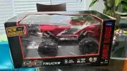 R/C Trucks. Red Chevrolet Silverado. Full Function. Range Up To 100 FT. Run Time