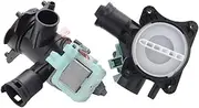 Washer Drainage Parts，Compatible for Bosch Drum Washing Machine IQ300/iQ500 Drainage Pump Drainage Motor Repair Parts(Type B Black)