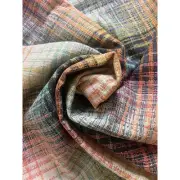 Scrap Harlequin By Sanderson Plaid Fabric HARLEQUIN HAMADA FUCHSIA/MARINE