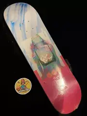 RARE SIGNED Primitive Nick Tucker Skateboard Deck Model Girl Tie Dye AUTOGRAPHED