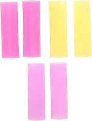 WRITWAA 3 Pairs Silicone Cuticle Nipper Protectors Lightweight Portable Scissors Covers for Tweezers Cuticle Trimmers Easy to Install Non Slip Durable Protection Star