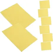 MERRYHAPY 8pcs Hair Straightener High Temp Sticker Fiberglass Perm Iron Heat Insulation Patch for Curling Wand