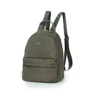 Tosca Daily Nylon Lightweight Shoulder Laptop School Backpack Khaki Stitch