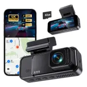 COOLCRAZY Dash Cam 4K Front, Built-in WiFi GPS Dash Camera for Cars, 3.2" IPS...