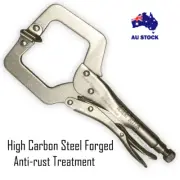 Heavy Duty Steel 11" C CLAMP (280MM), MIG Welding Grip Vice Locking Plier