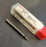 Kyocera 0.008" Minature 2-Fl Carbide End Mill ⅛" Sh. 1½" OAL Machinist Micro