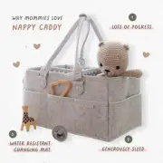 Nappy Caddy Nursery Organiser Basket