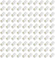 tunghey 100Pack RJ45 Connectors, Gold Plated Rj 45 Connector, Cat6 Ethernet Cables with Good Material, Professional Cat 6 Connector, Non-Pass-Through Design Rj45 Ends (CAT6 UTP)