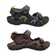 Bolt Chambers Mens Sandals Surf Style Shoes Multi Adjust Flex Sole Lined Straps