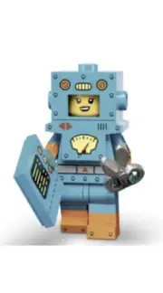 LEGO® Robot Costume Series 23 CMF col23-6 Minifig w Control Panel Scissors Stand