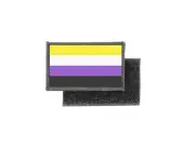 Flag patch printed badge country non binary