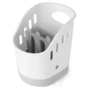 Sink Tidy DLine White Caddy Tidy Dish Cleaning Basket Holder Sponge Rack Kitchen